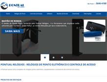 Tablet Screenshot of pontualrelogios.com.br